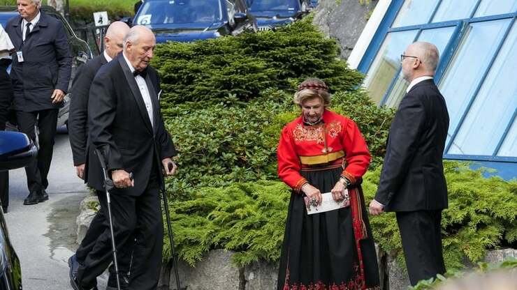 Chaotische Hochzeit von Prinzessin Märtha Louise am Geirangerfjord in Norwegen