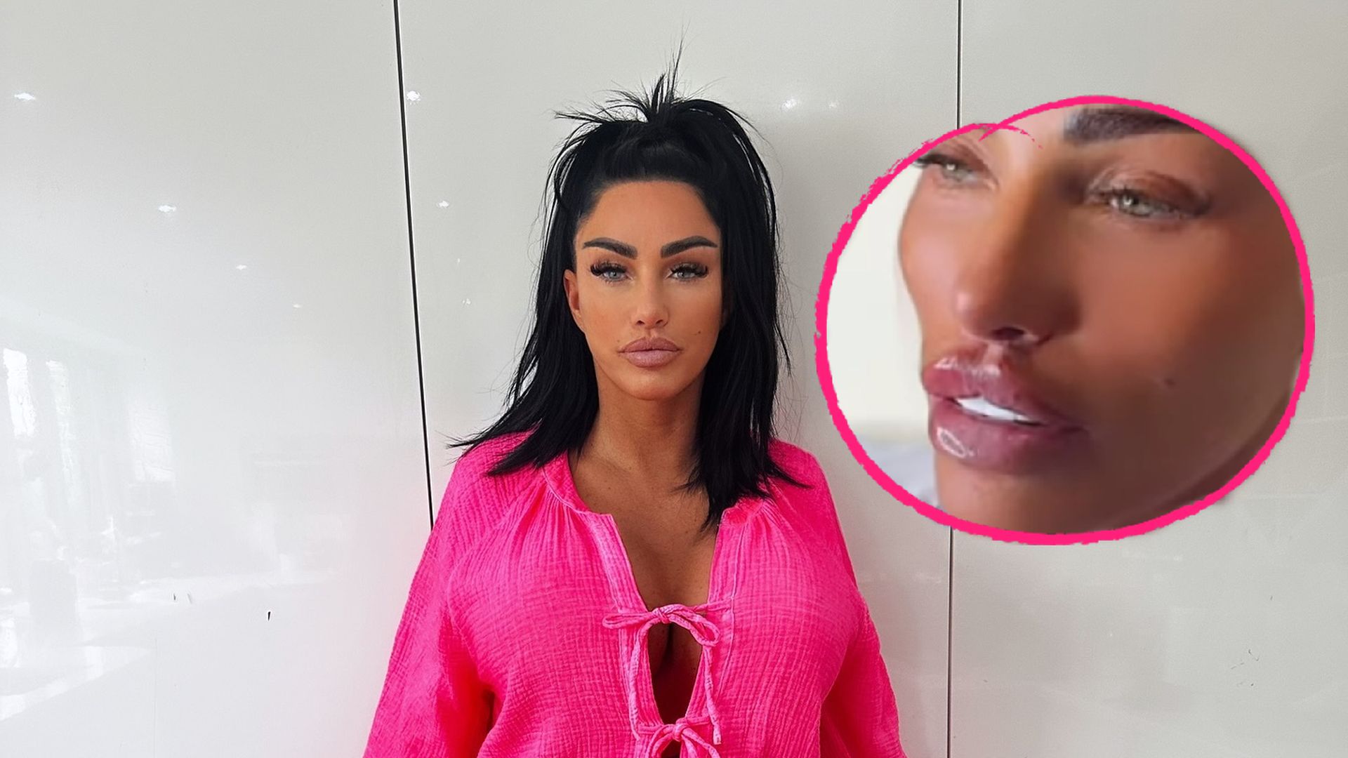 Katie Price zeigt stolz ihre neuen Lippen nach kosmetischer Behandlung trotz Kinder-Besorgnis