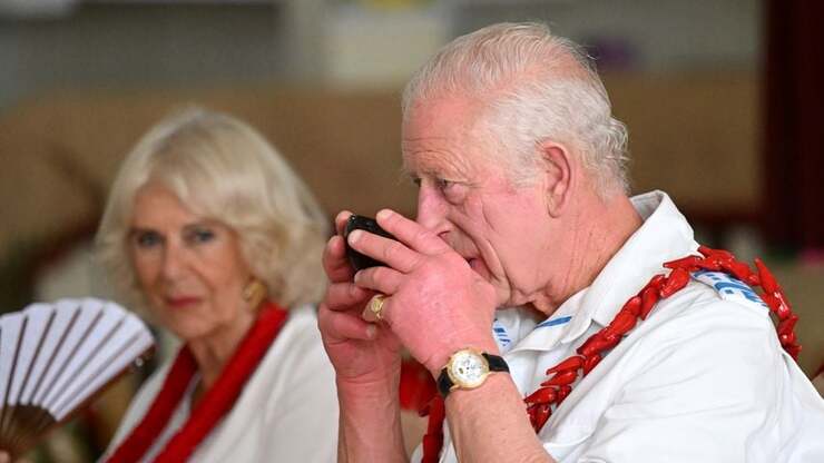 König Charles und Camilla begeistern in Samoa mit traditioneller Ava-Zeremonie