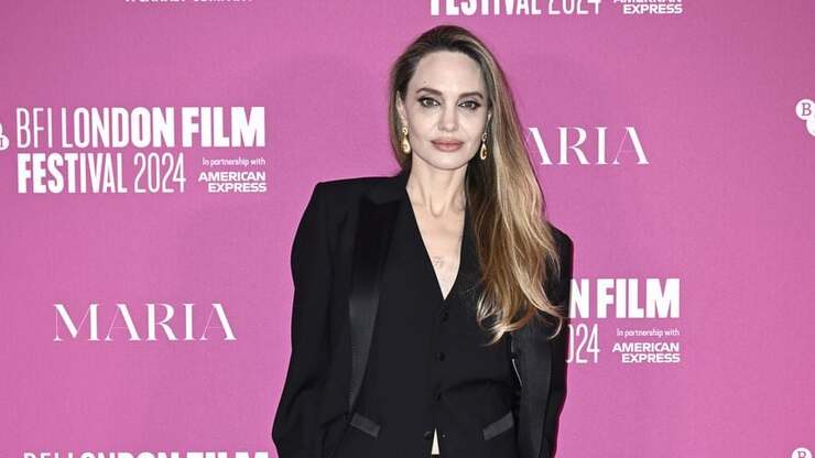 Angelina Jolie begeistert mit modernem Anzug auf dem London Film Festival