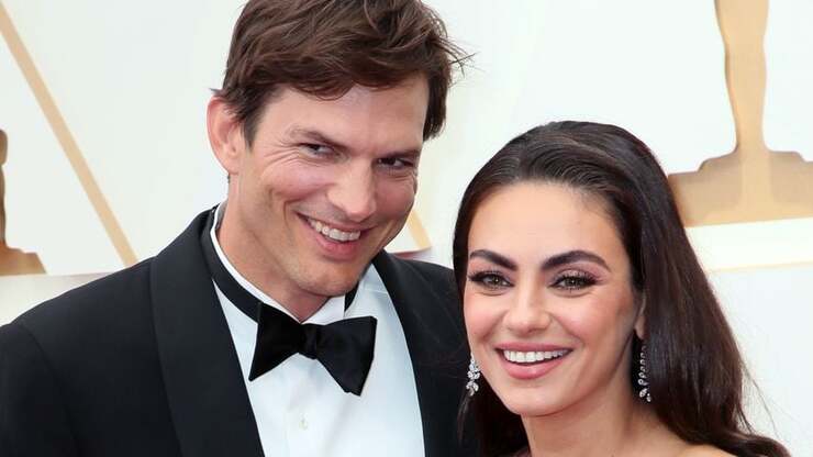 Ashton Kutcher und Mila Kunis erleben das World Series-Eröffnungsspiel mit ihren Kindern