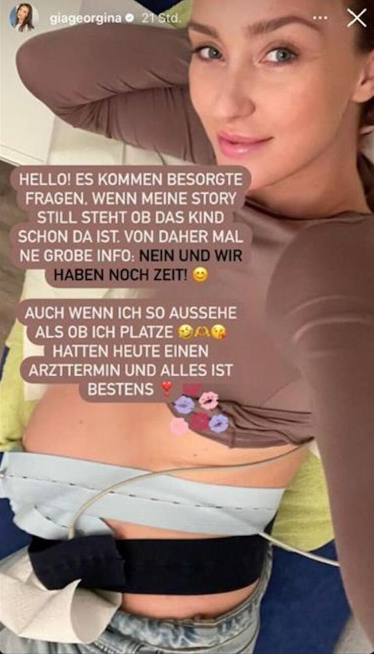 Georgina Stumpf spricht über Schwangerschaft und beruhigt Sido-Fans nach Video-Post