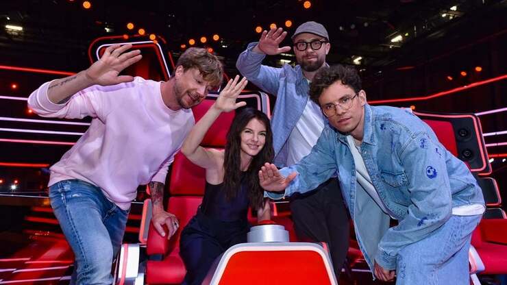 Halbfinalisten von "The Voice of Germany": Loulia, Emily, Iman, Jennifer, Sebastian, Gian und Kadischa