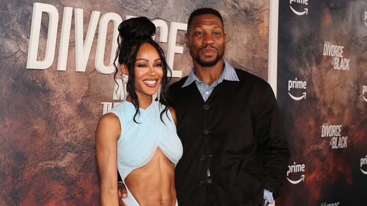 Verlobung von Meagan Good und Jonathan Majors auf der EBONY Power 100 Gala bekannt gegeben