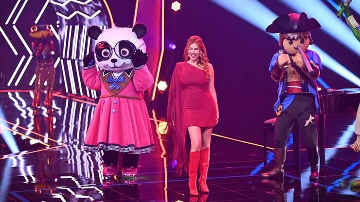 Madita van Hülsen als Lauch enttarnt – Schneemann gewinnt im Kostümkampf bei "The Masked Singer"