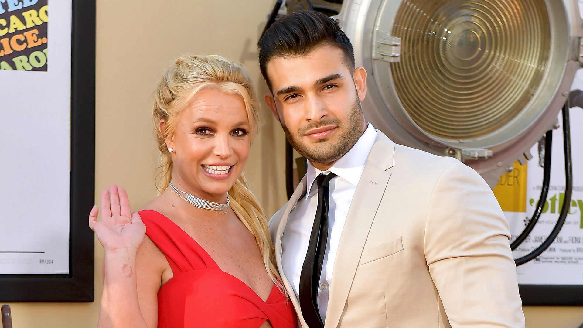 Sam Asghari und Immobilienmaklerin Brooke Irvine in Los Angeles gesichtet