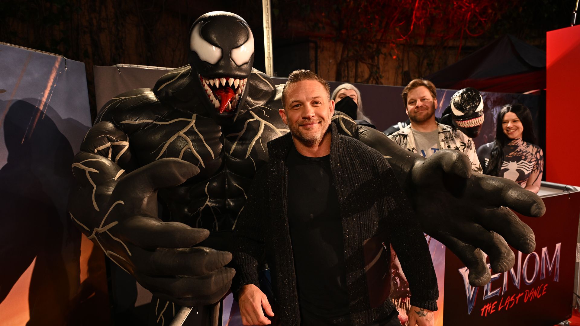 Tom Hardy beschreibt den kreativen Prozess hinter seiner Stimme für Venom inspiriert von seinem Hund